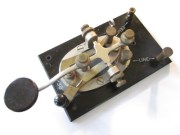 A Ham Radio Straight Key, Used for Sending Morse Code