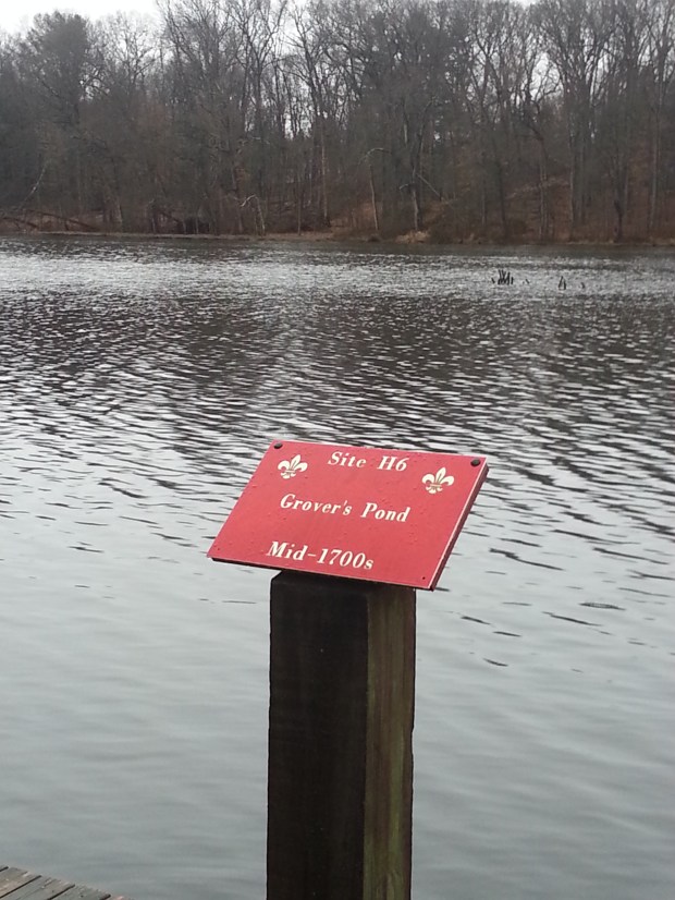 Grovers Pond is adjacent.